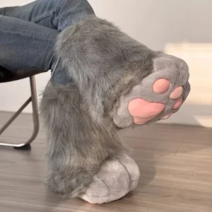 Fluffy Paw Slippers