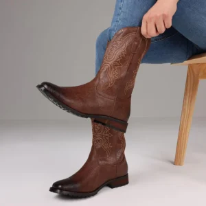 Square Toe Neutral Cowboy Boots